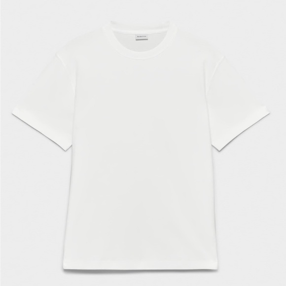 NWT Aritzia Babaton Pegasus Short Sleeve T-shirt 100% Cotton - White - Picture 8 of 9